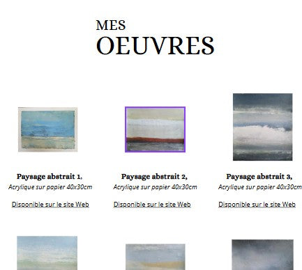 Livret Paysage abstrait