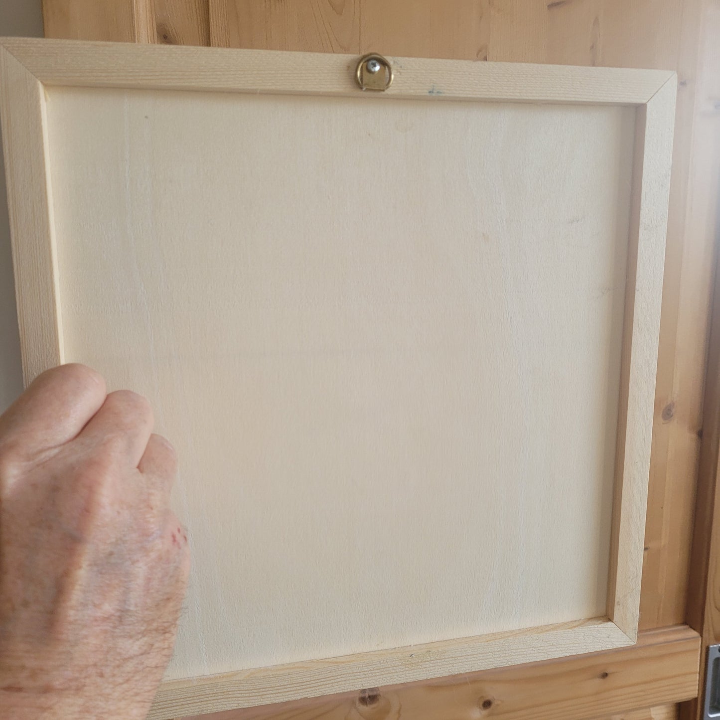 paysage abstrait acrylique 30x30cm - Tempete