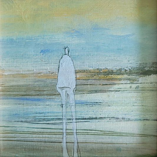Acrylique sur papier 10x10cm- nature humaine - 5