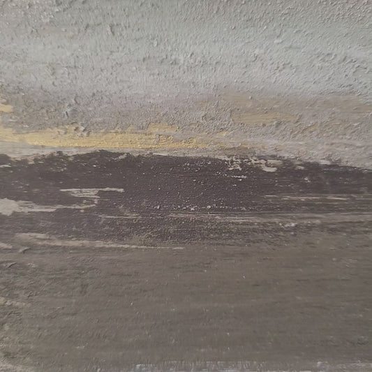 paysage abstrait acrylique 30x30cm - Hiver blanc 2