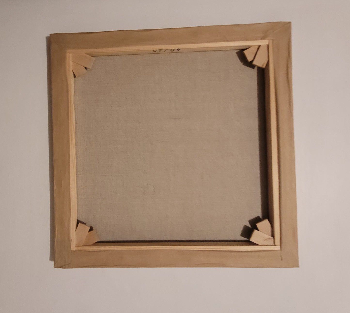 peinture acrylique sur toile paysage abstrait  40x40