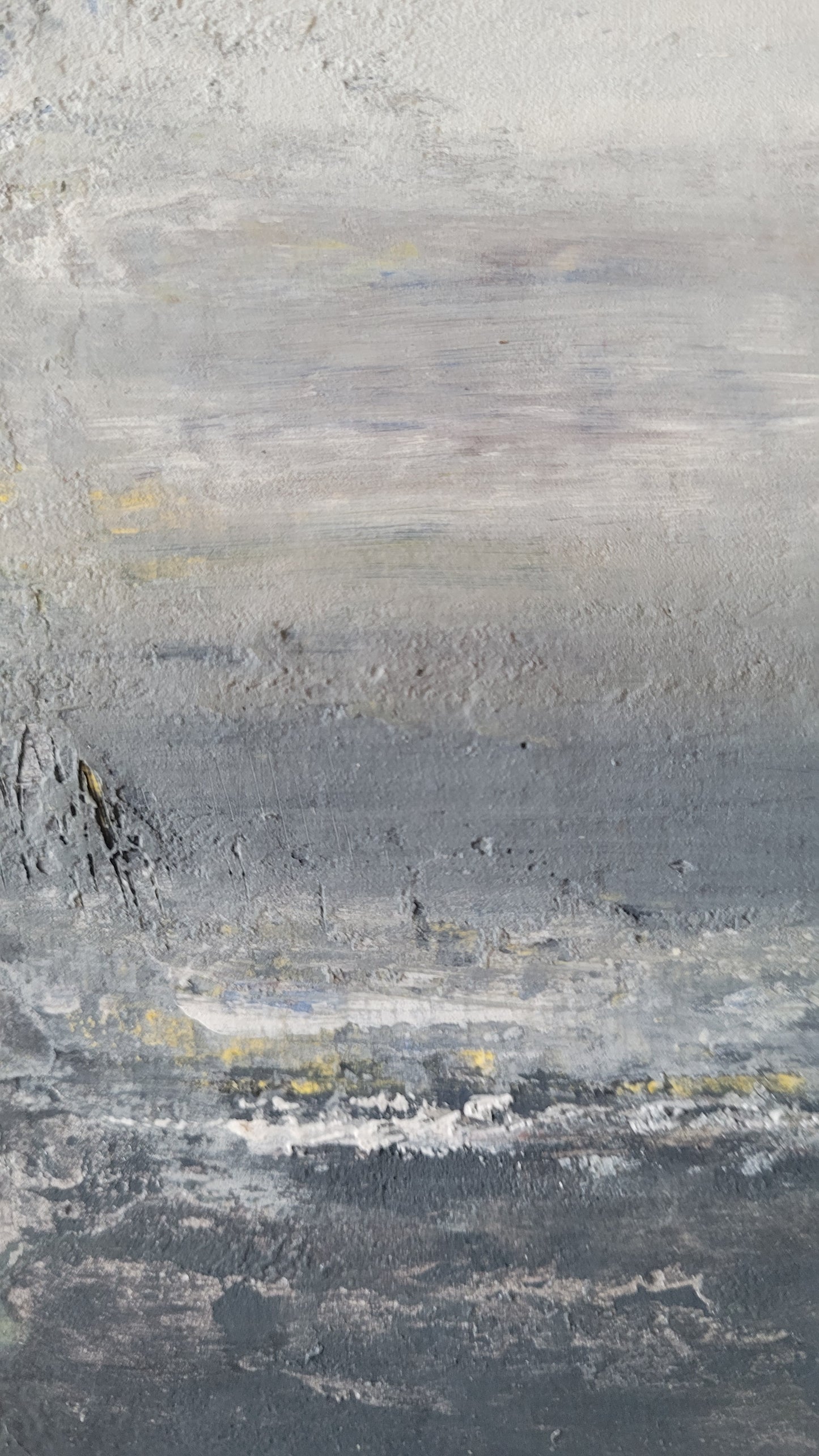 peinture acrylique paysage abstrait 30x30