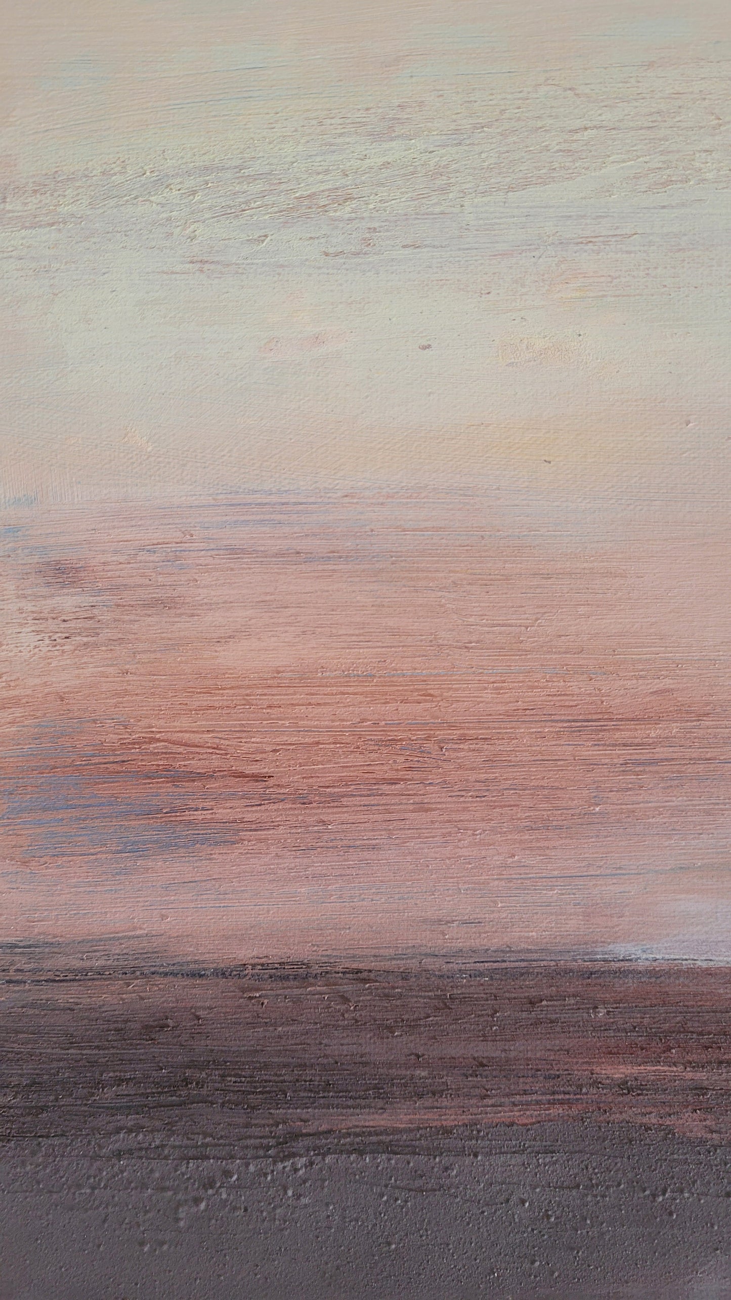 peinture acrylique sur toile paysage abstrait 40x40