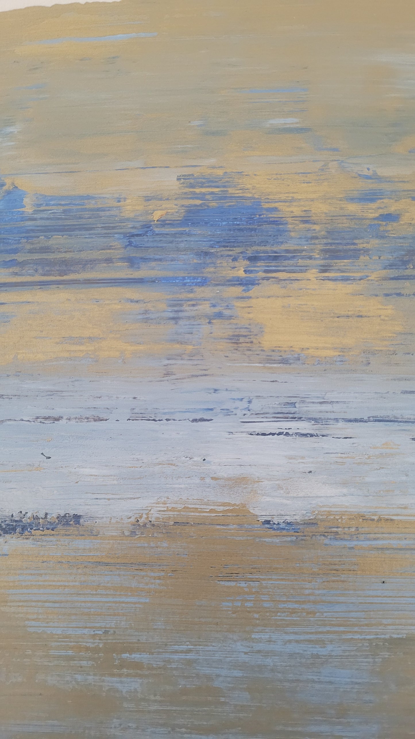 peinture acrylique paysage abstrait 30x40cm - 8