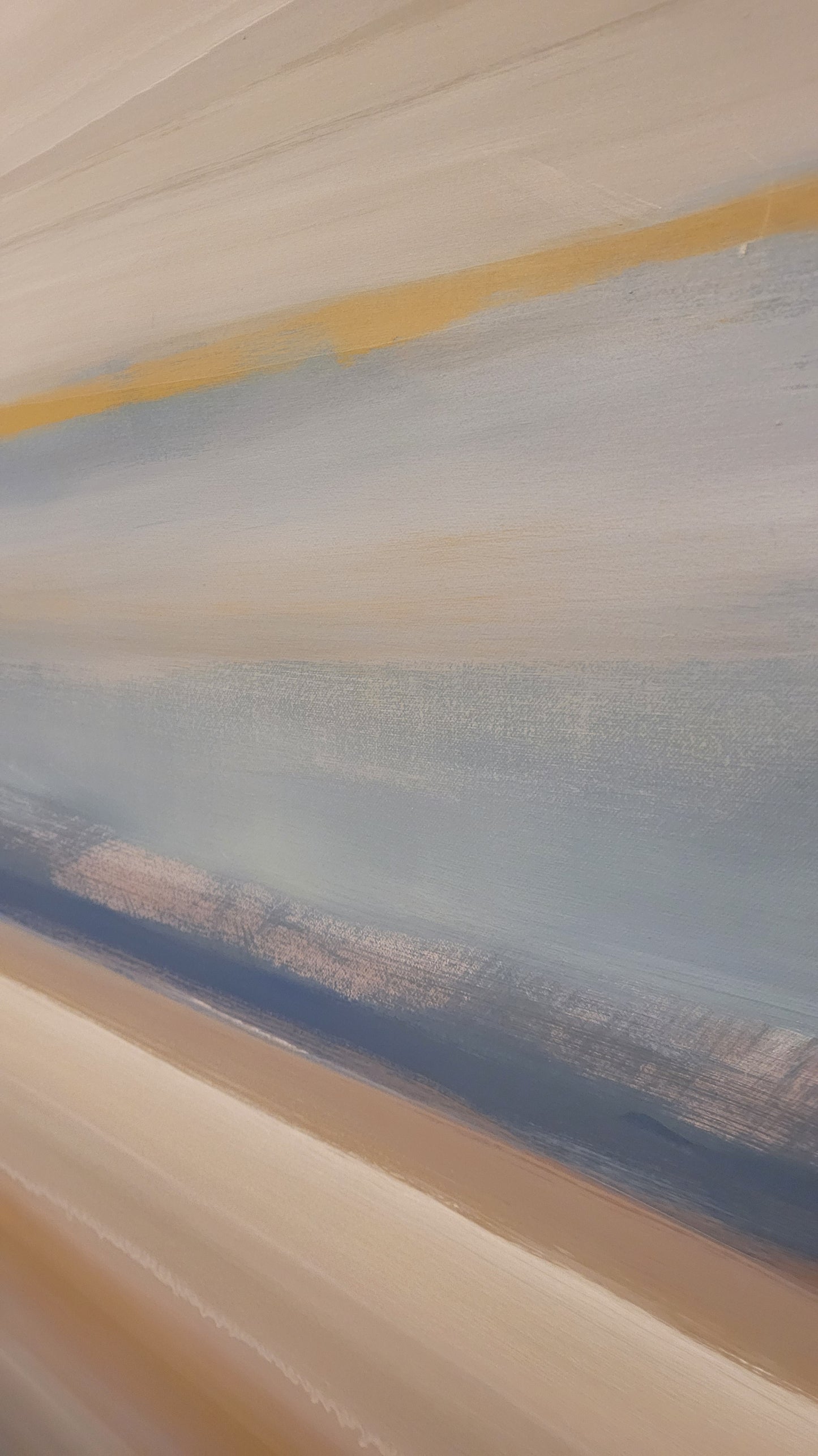 Acryl auf Leinwand, abstrakte Landschaft 91x73