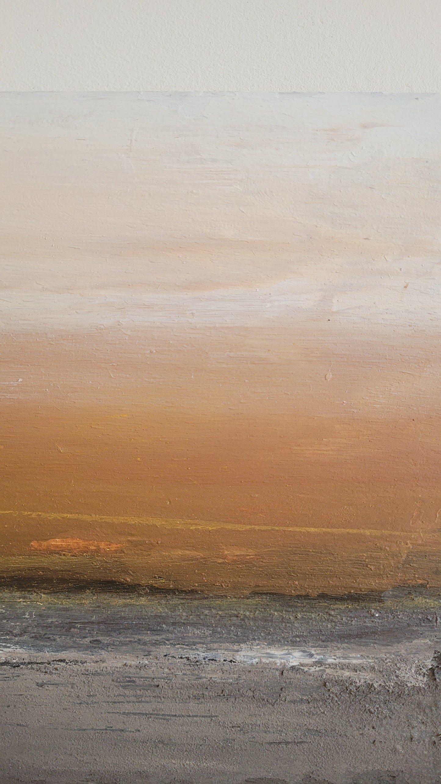 paysage abstrait acrylique 10x10cm - les jours 3