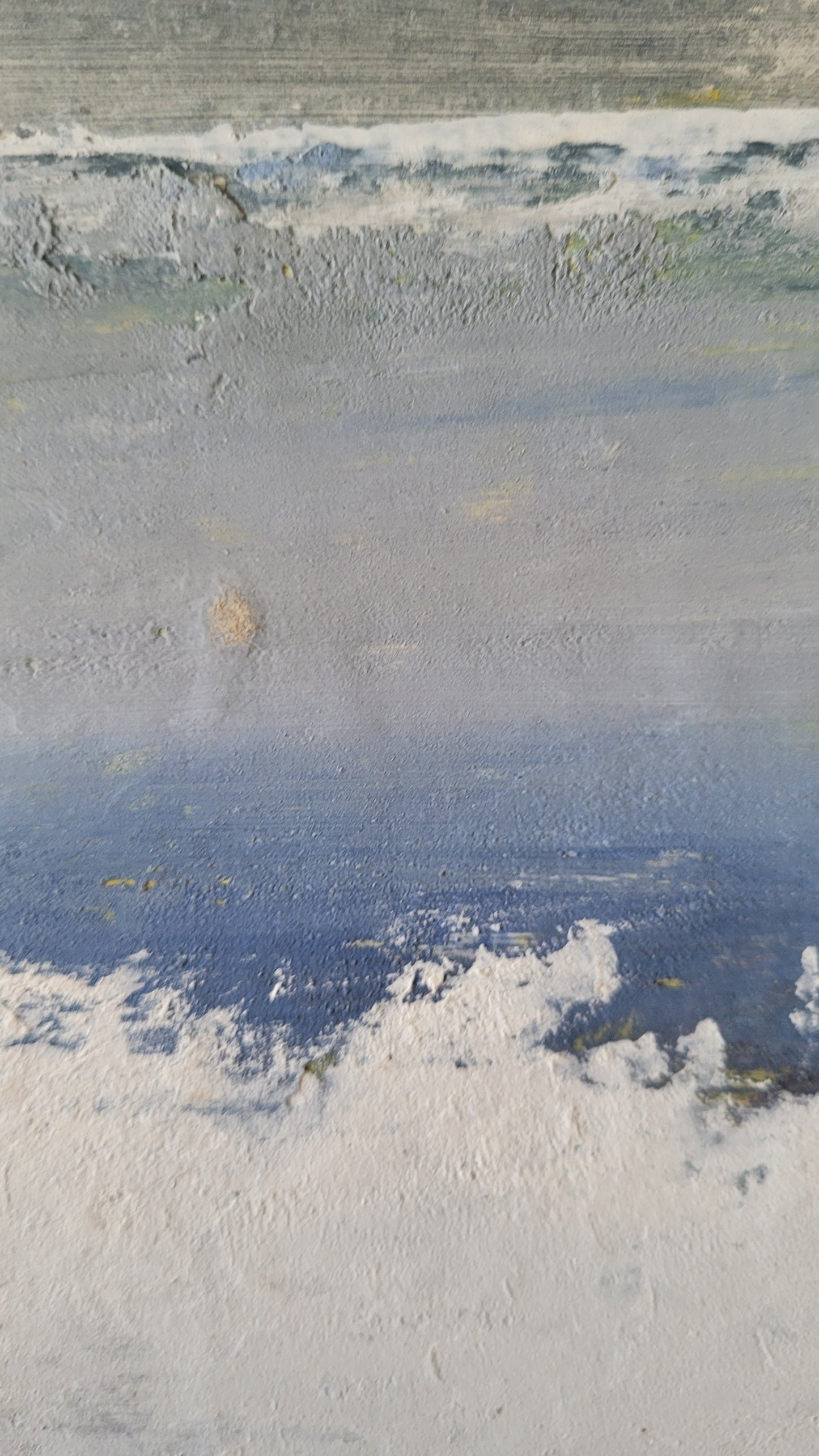 peinture acrylique paysage abstrait 30x30