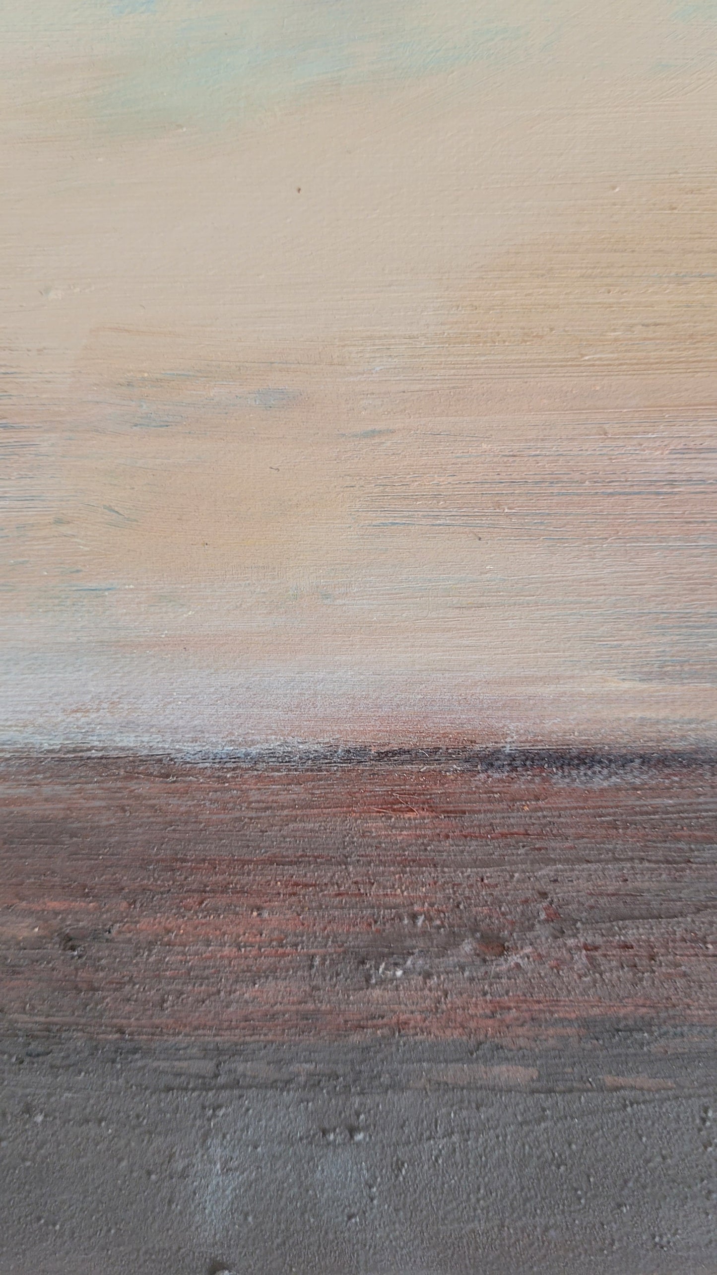 peinture acrylique sur toile paysage abstrait 40x40