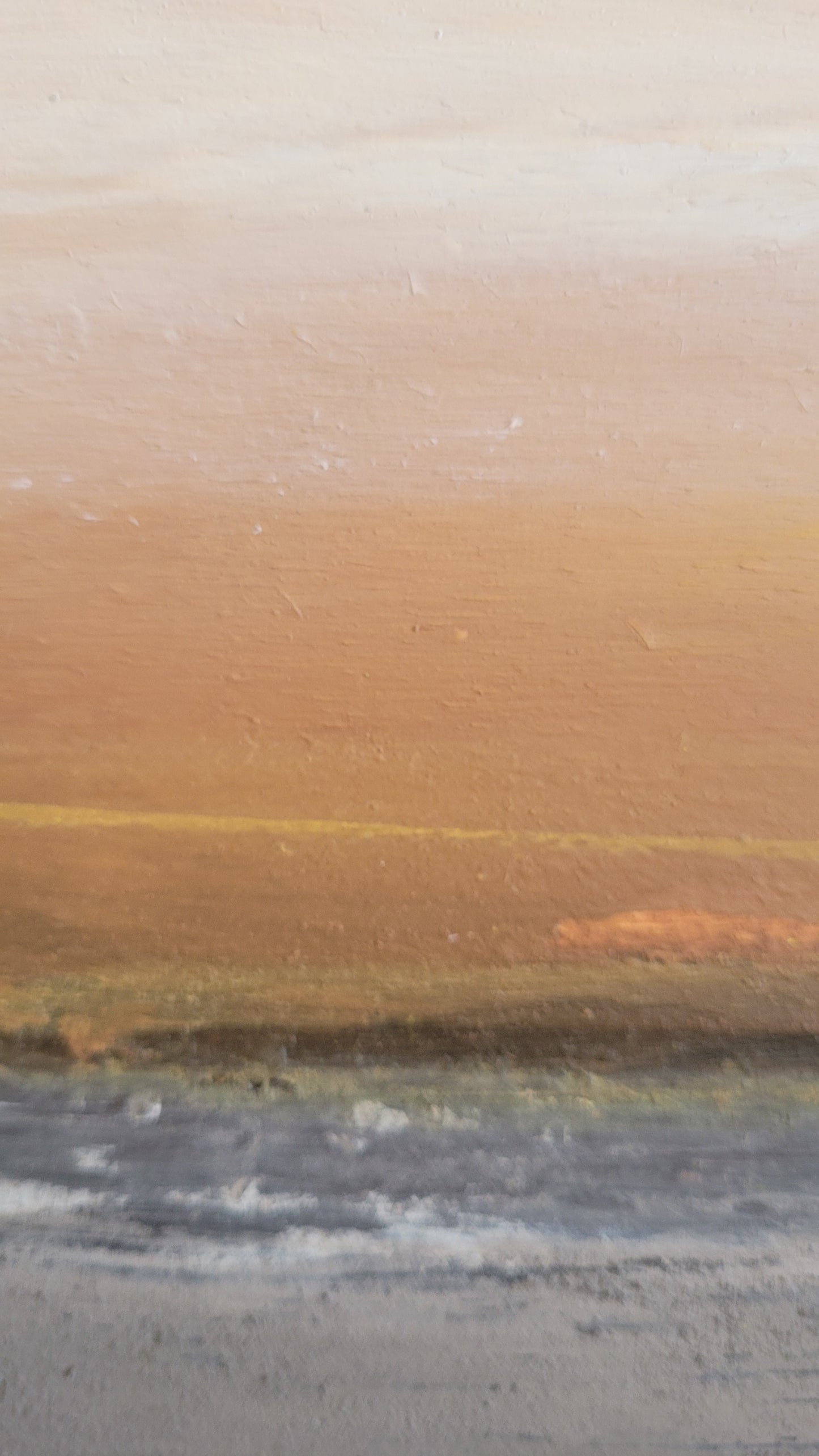 paysage abstrait acrylique 10x10cm - les jours 3