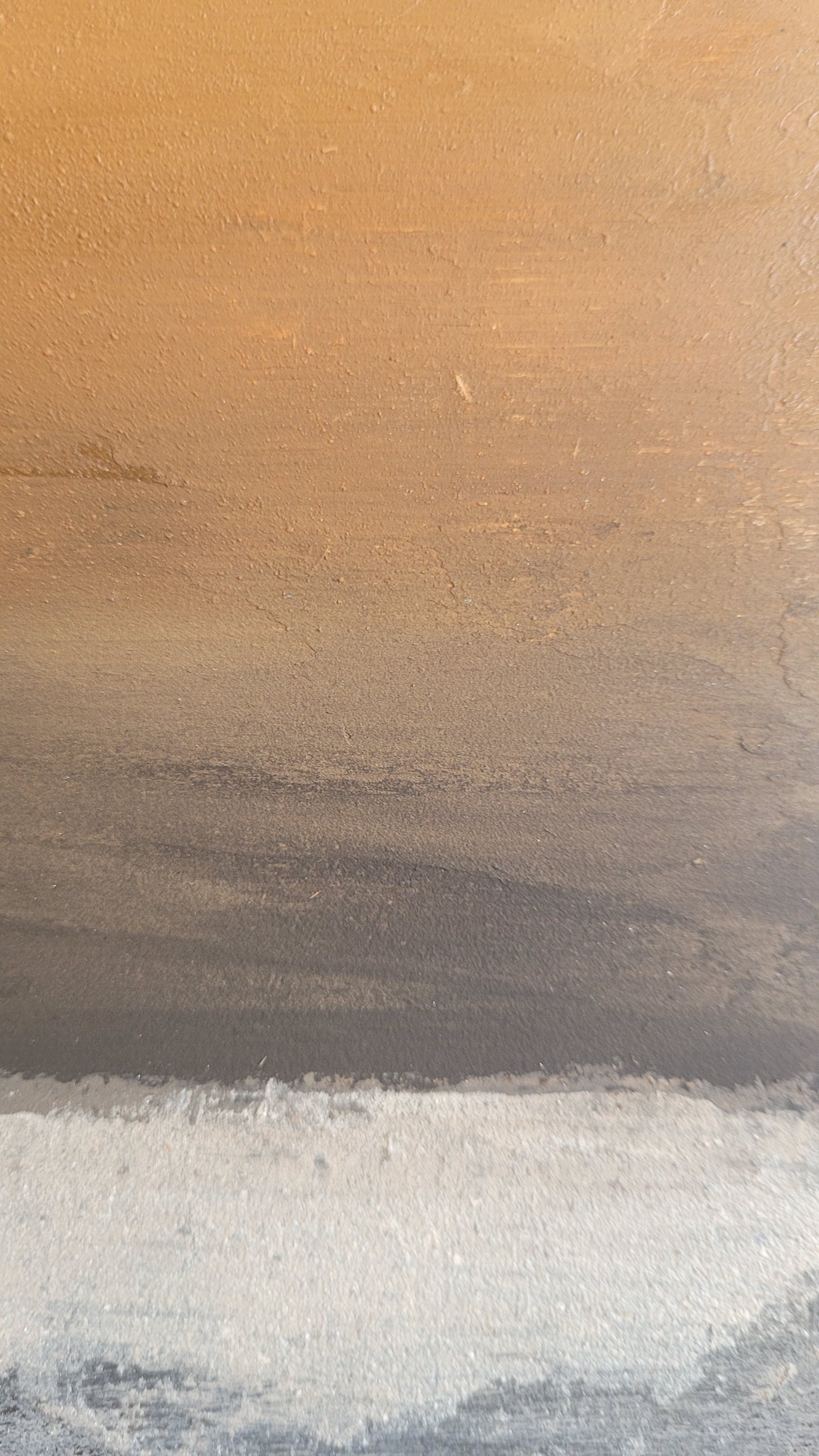 paysage abstrait acrylique 10x10cm - les jours 2