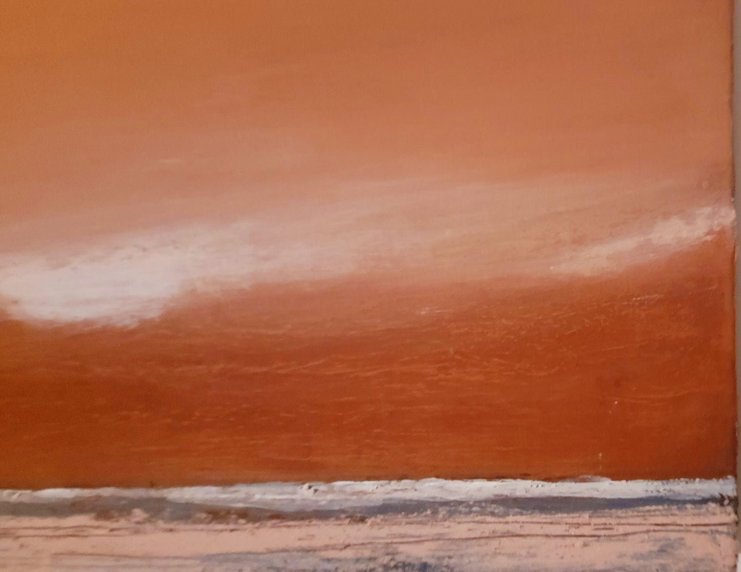 peinture acrylique sur toile paysage abstrait  40x40