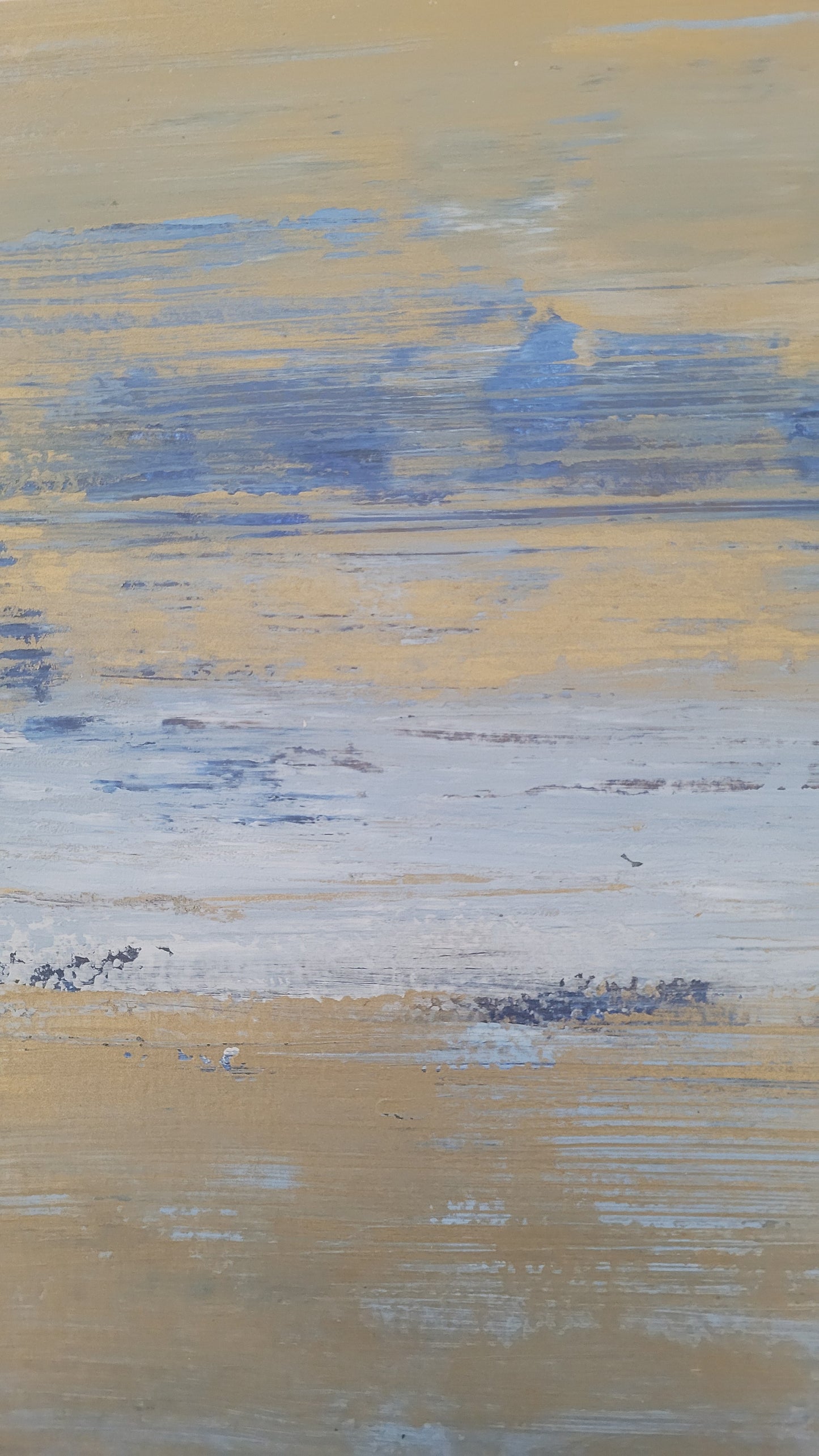 peinture acrylique paysage abstrait 30x40cm - 8