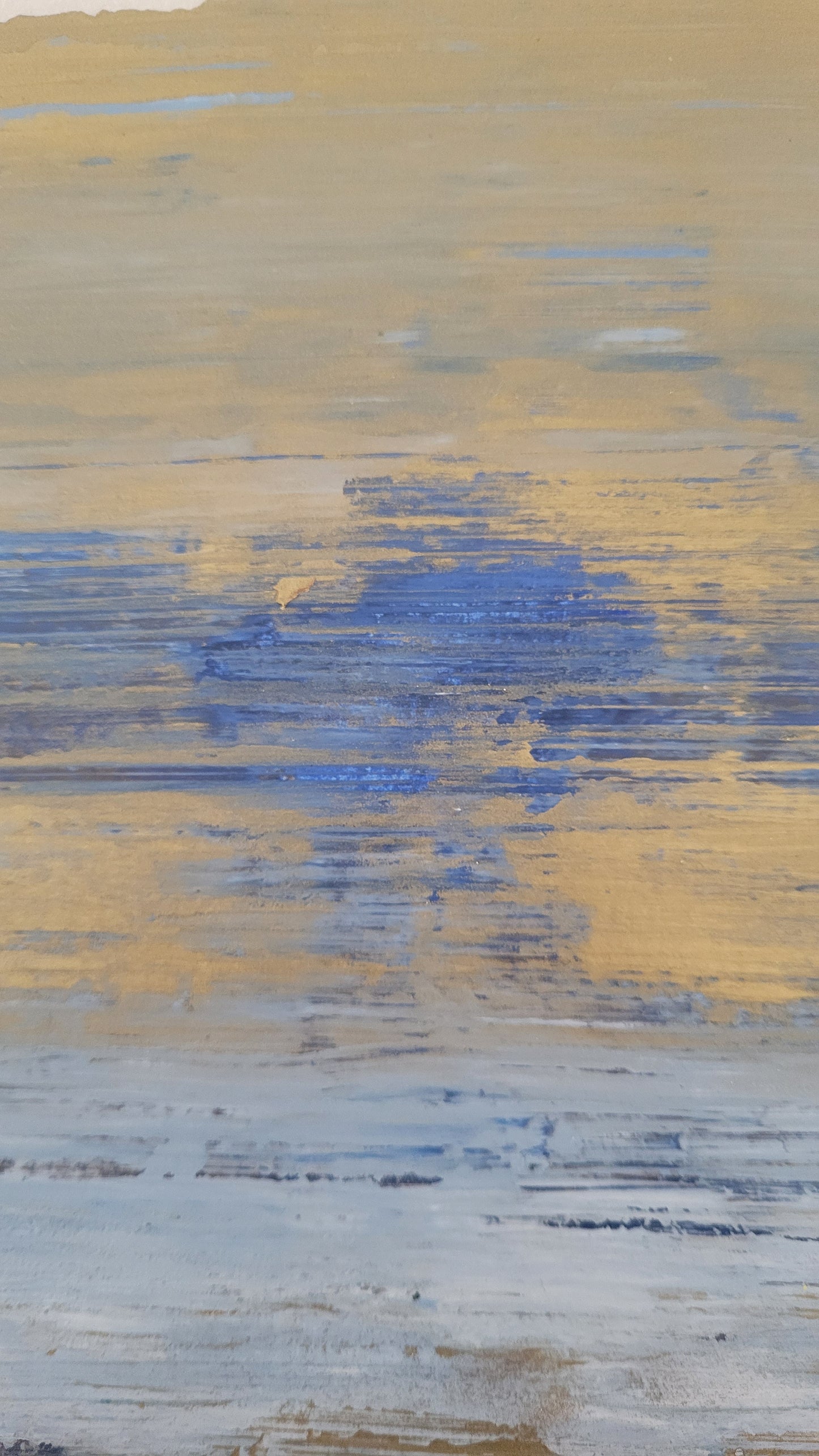 peinture acrylique paysage abstrait 30x40cm - 8