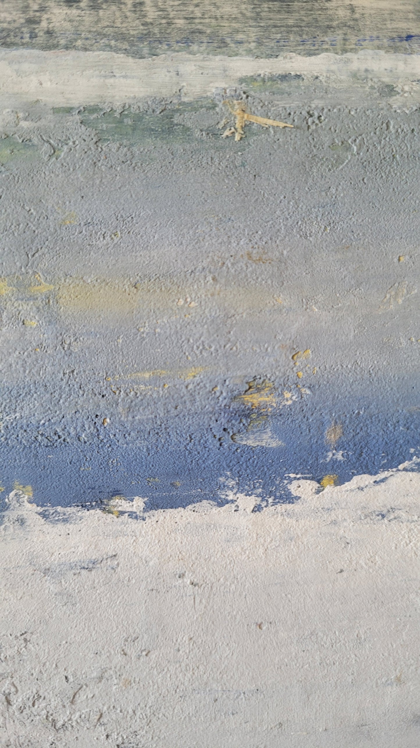 peinture acrylique paysage abstrait 30x30