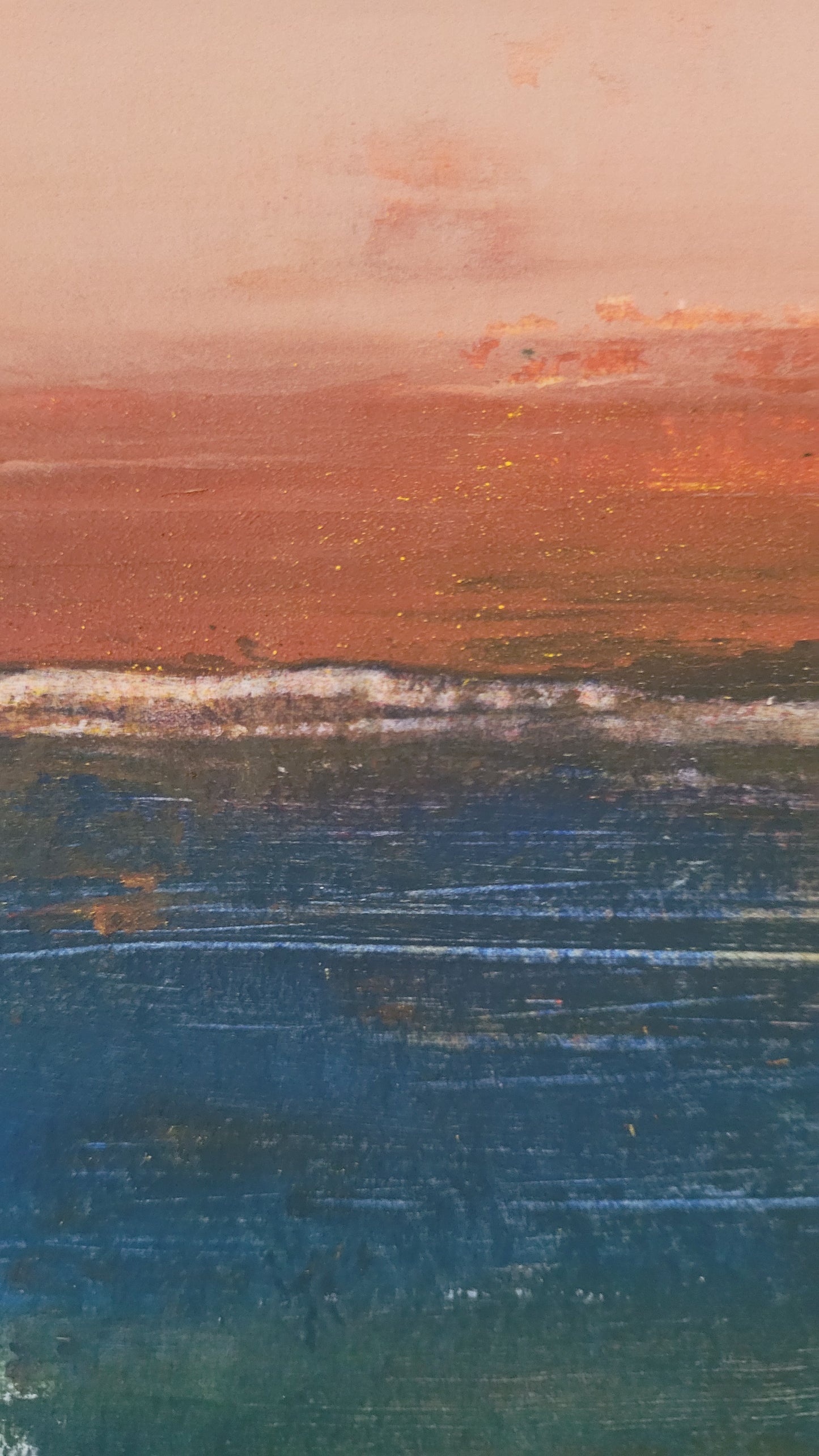 abstract acrylic landscape painting 30x40 - 7