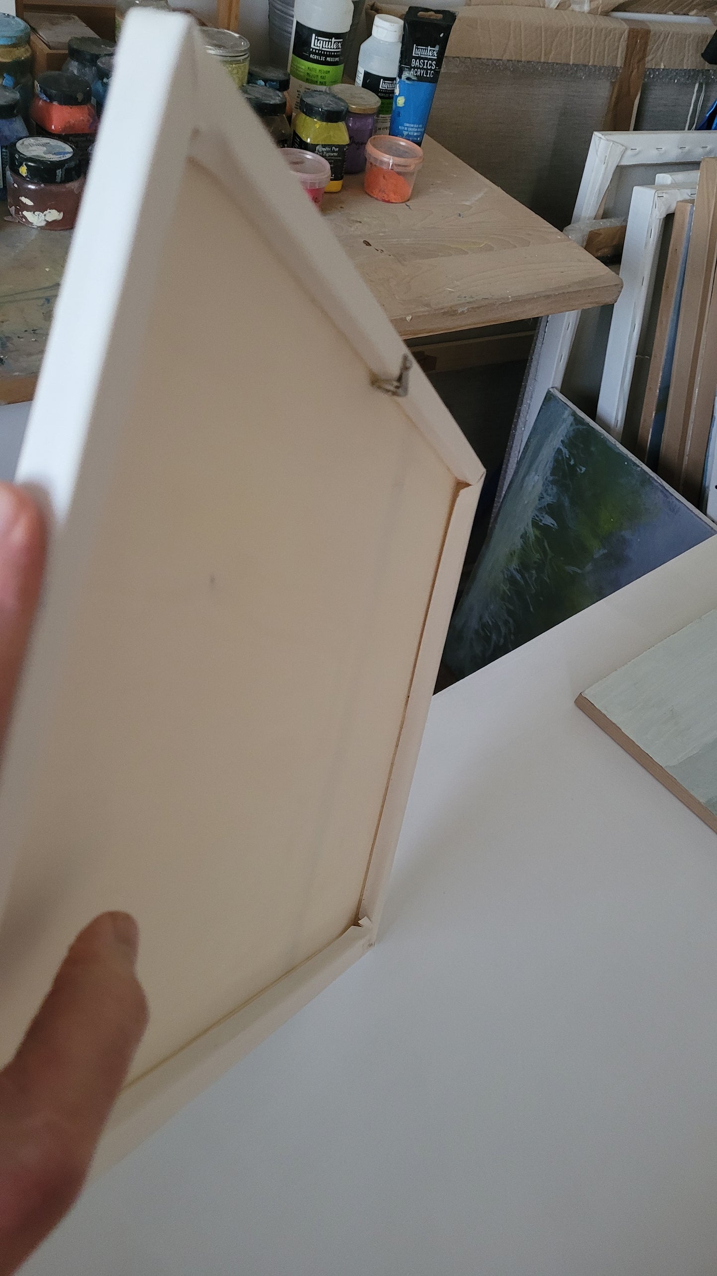 abstract acrylic landscape painting 30x40 - 7