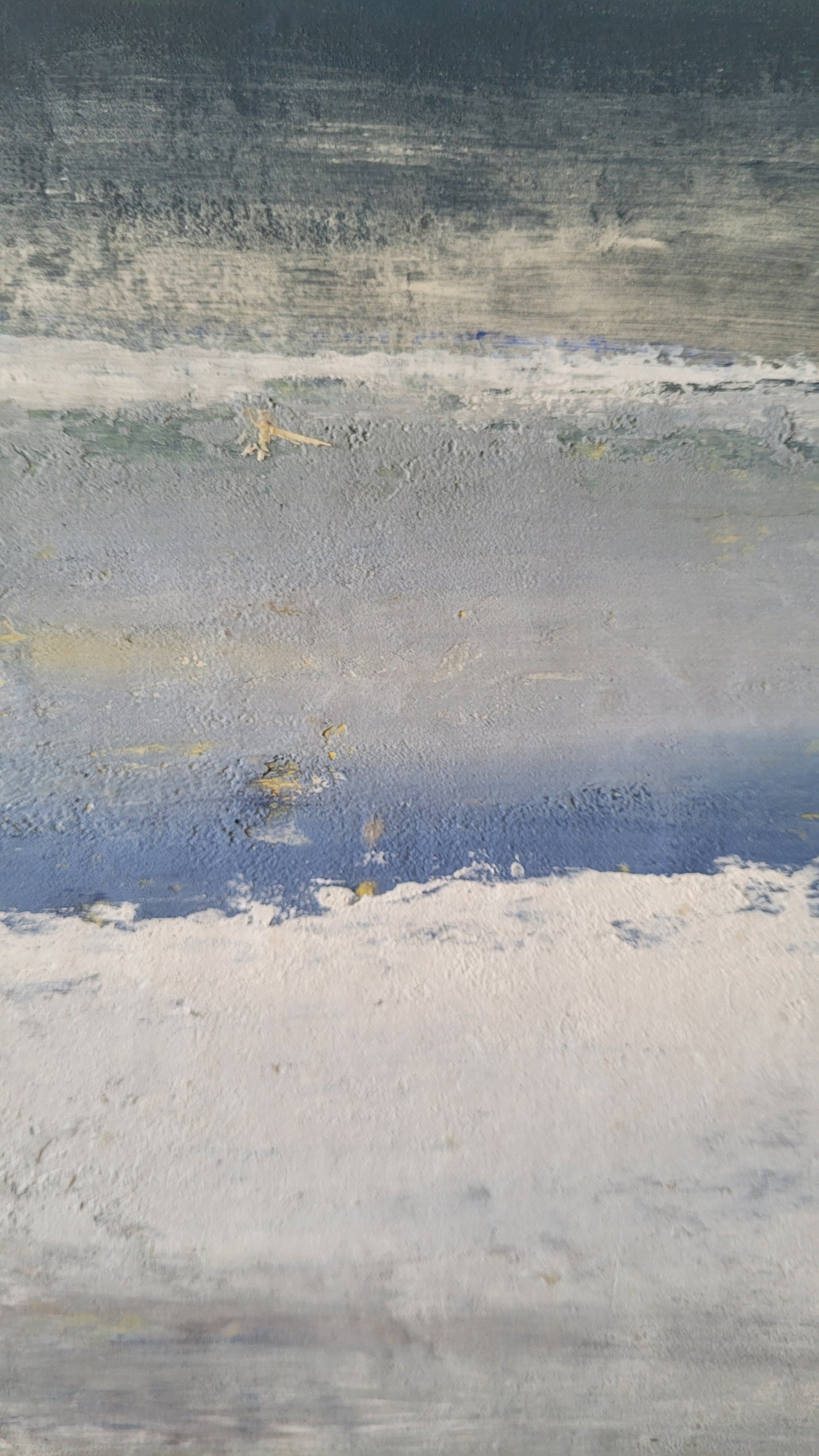 peinture acrylique paysage abstrait 30x30