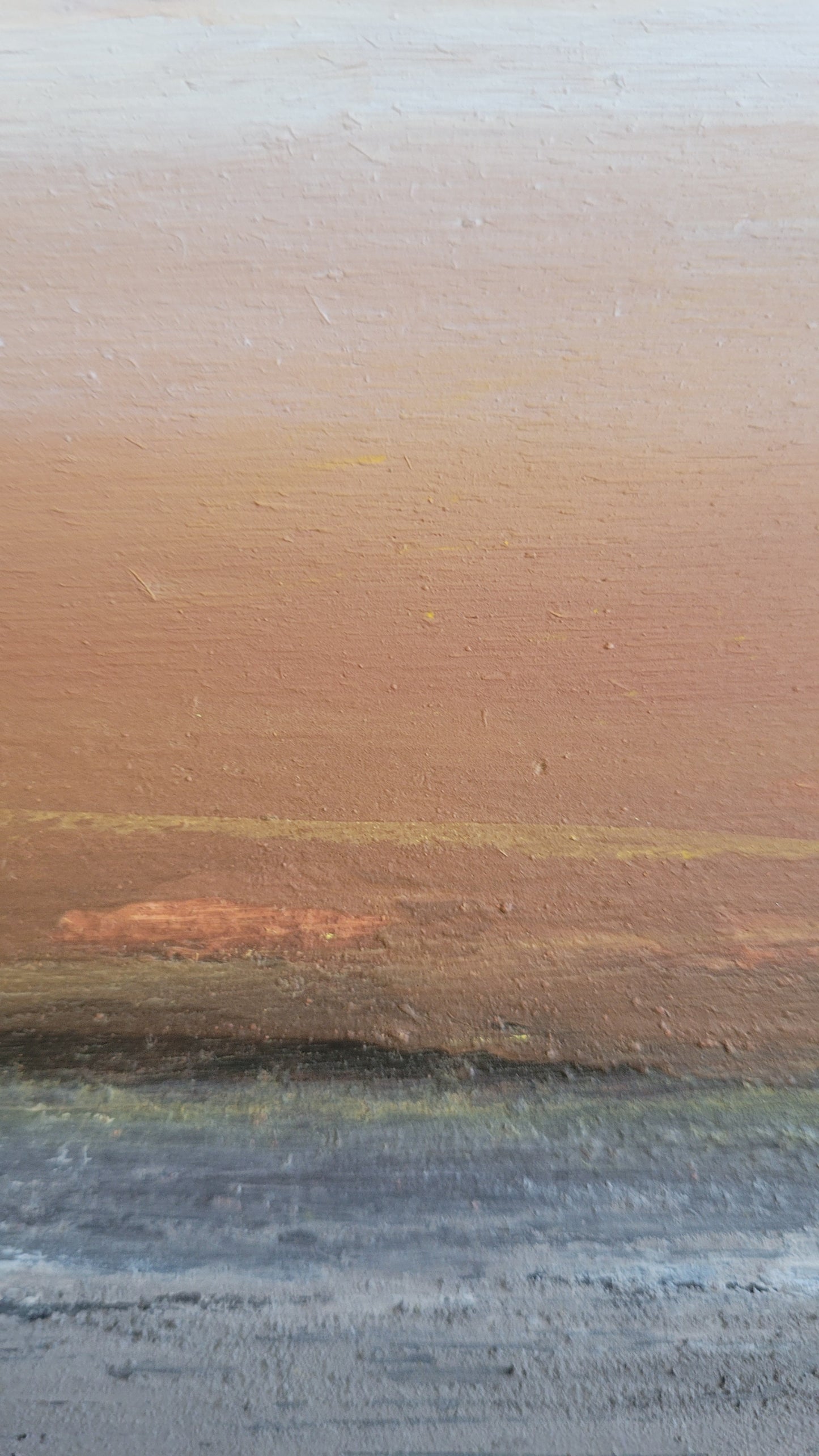 paysage abstrait acrylique 10x10cm - les jours 3