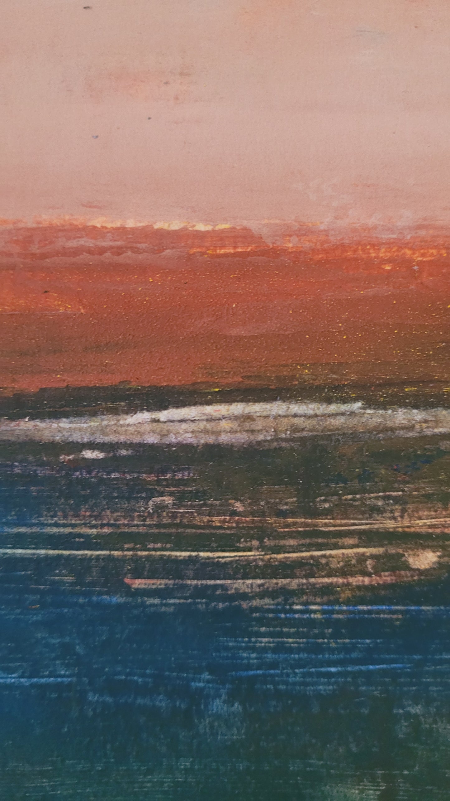 abstract acrylic landscape painting 30x40 - 7