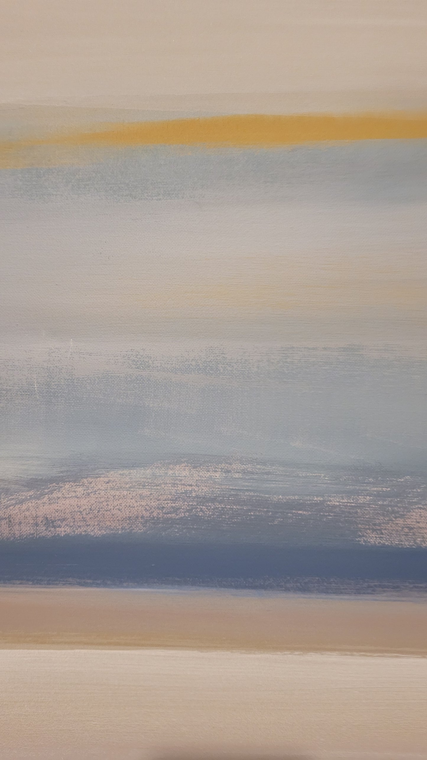 Acryl auf Leinwand, abstrakte Landschaft 91x73