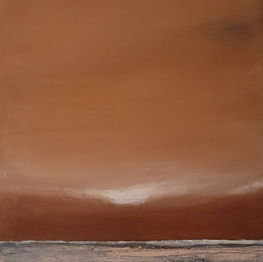 peinture acrylique sur toile paysage abstrait  40x40