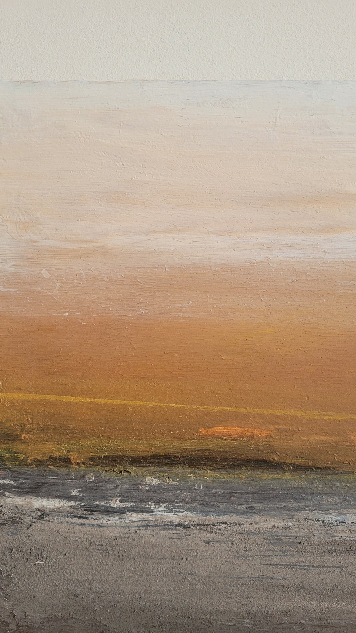 paysage abstrait acrylique 10x10cm - les jours 3