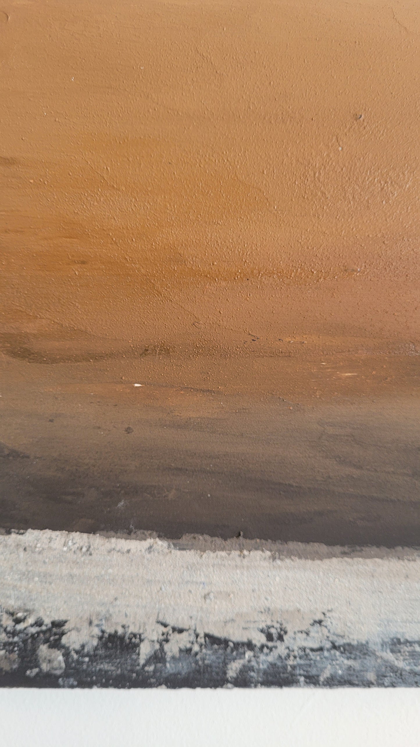 paysage abstrait acrylique 10x10cm - les jours 2