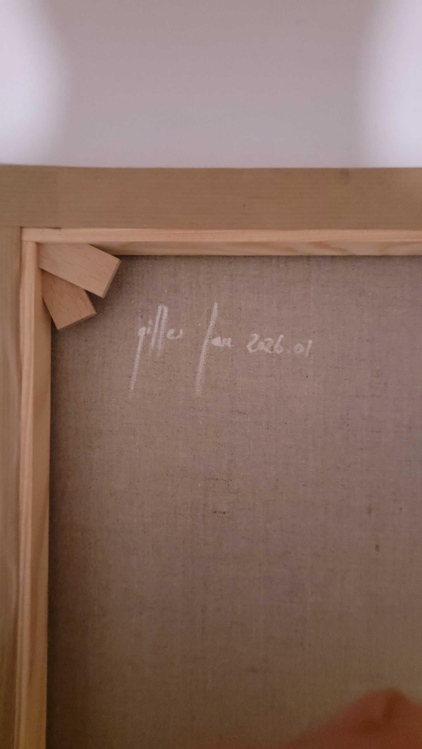 peinture acrylique sur toile paysage abstrait  40x40