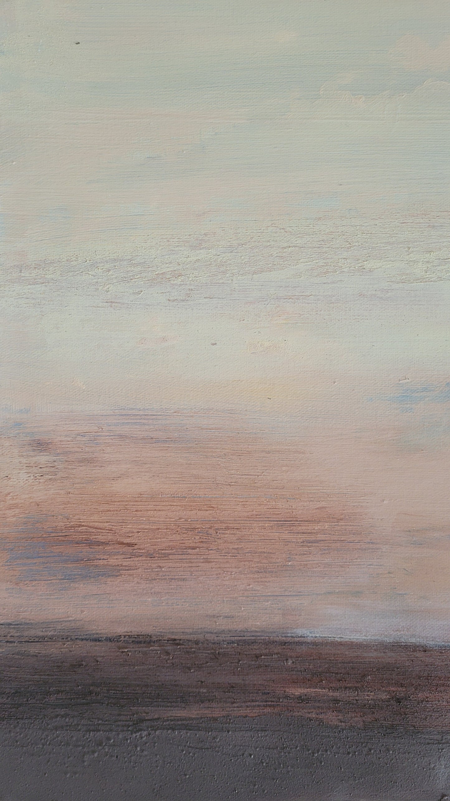 peinture acrylique sur toile paysage abstrait 40x40