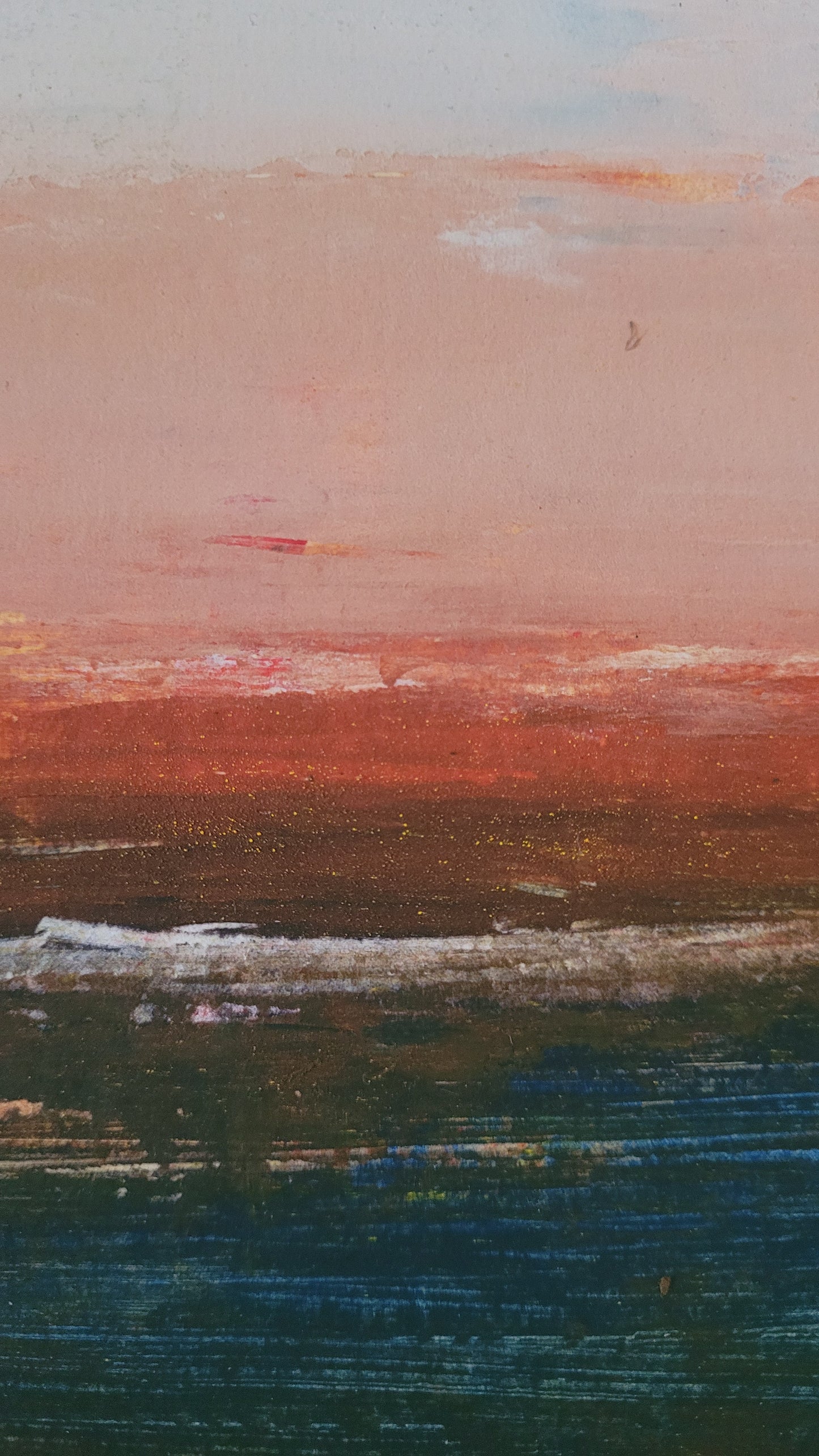 abstract acrylic landscape painting 30x40 - 7