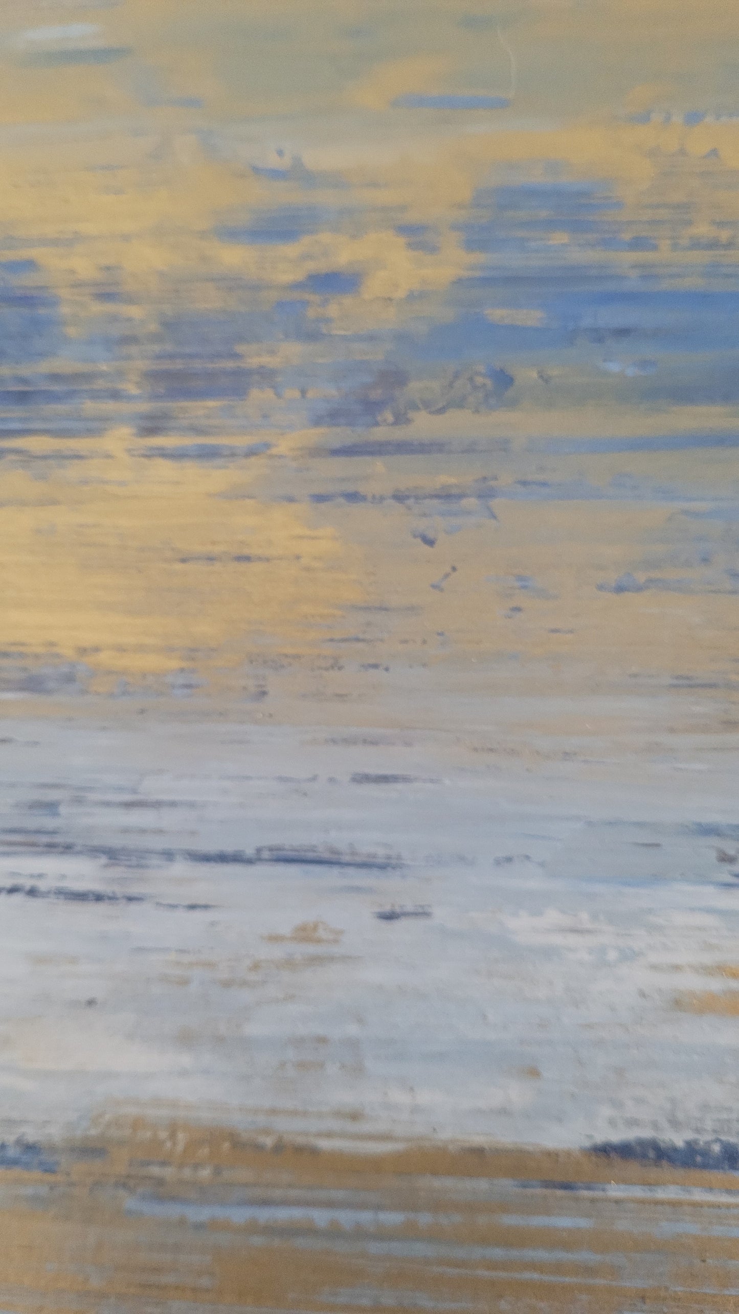 peinture acrylique paysage abstrait 30x40cm - 8