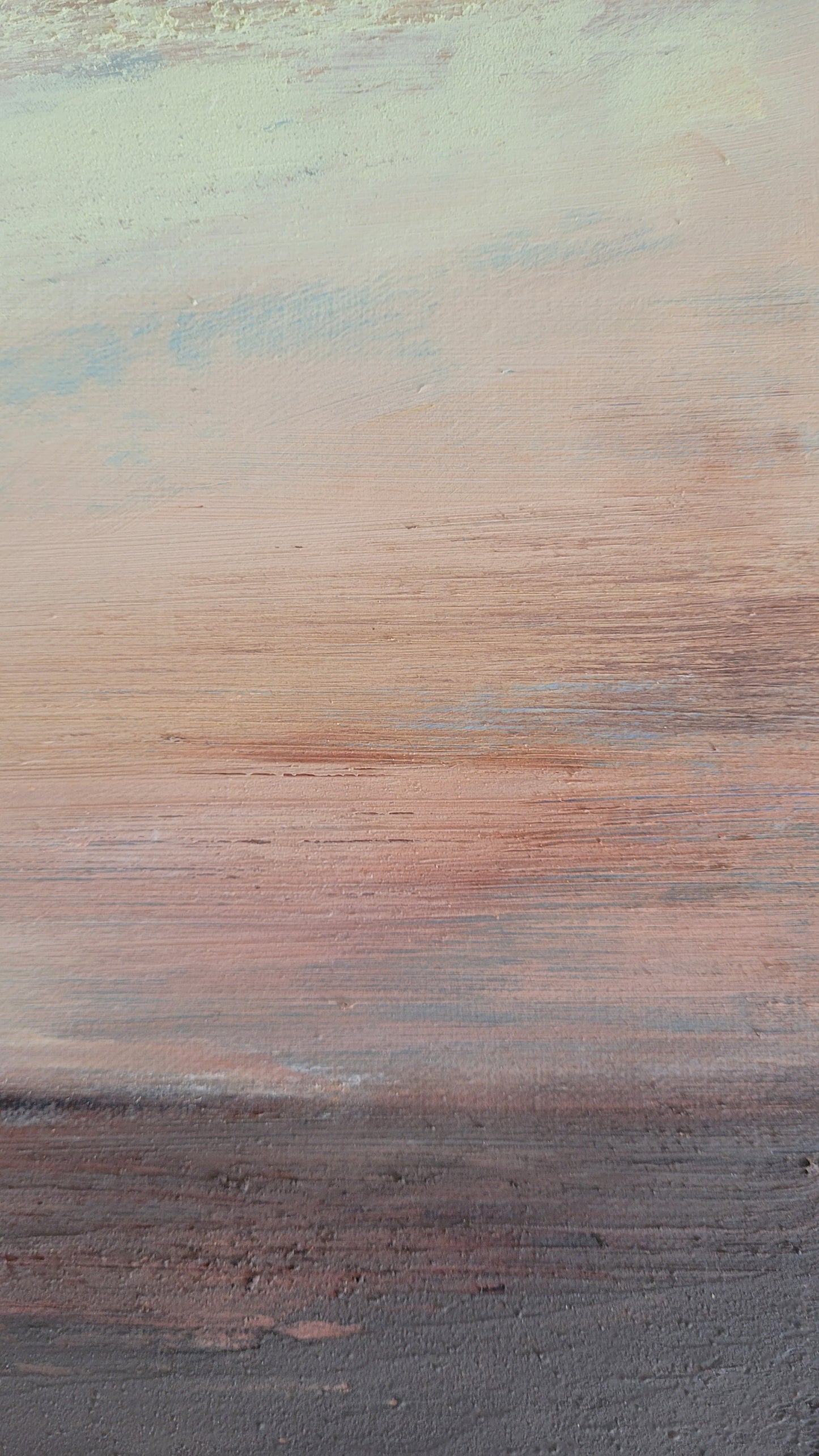 peinture acrylique sur toile paysage abstrait 40x40