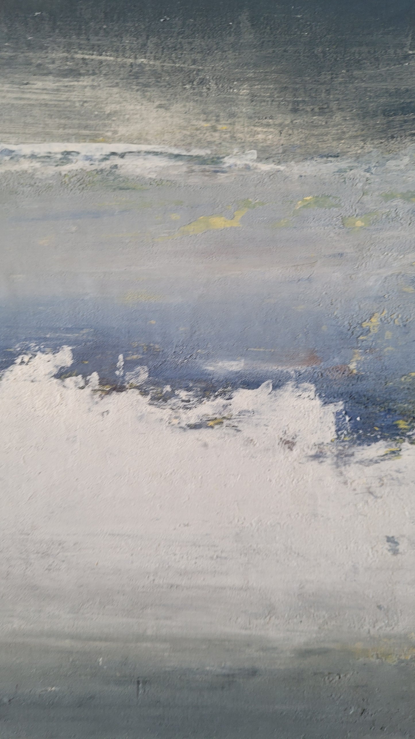 peinture acrylique paysage abstrait 30x30