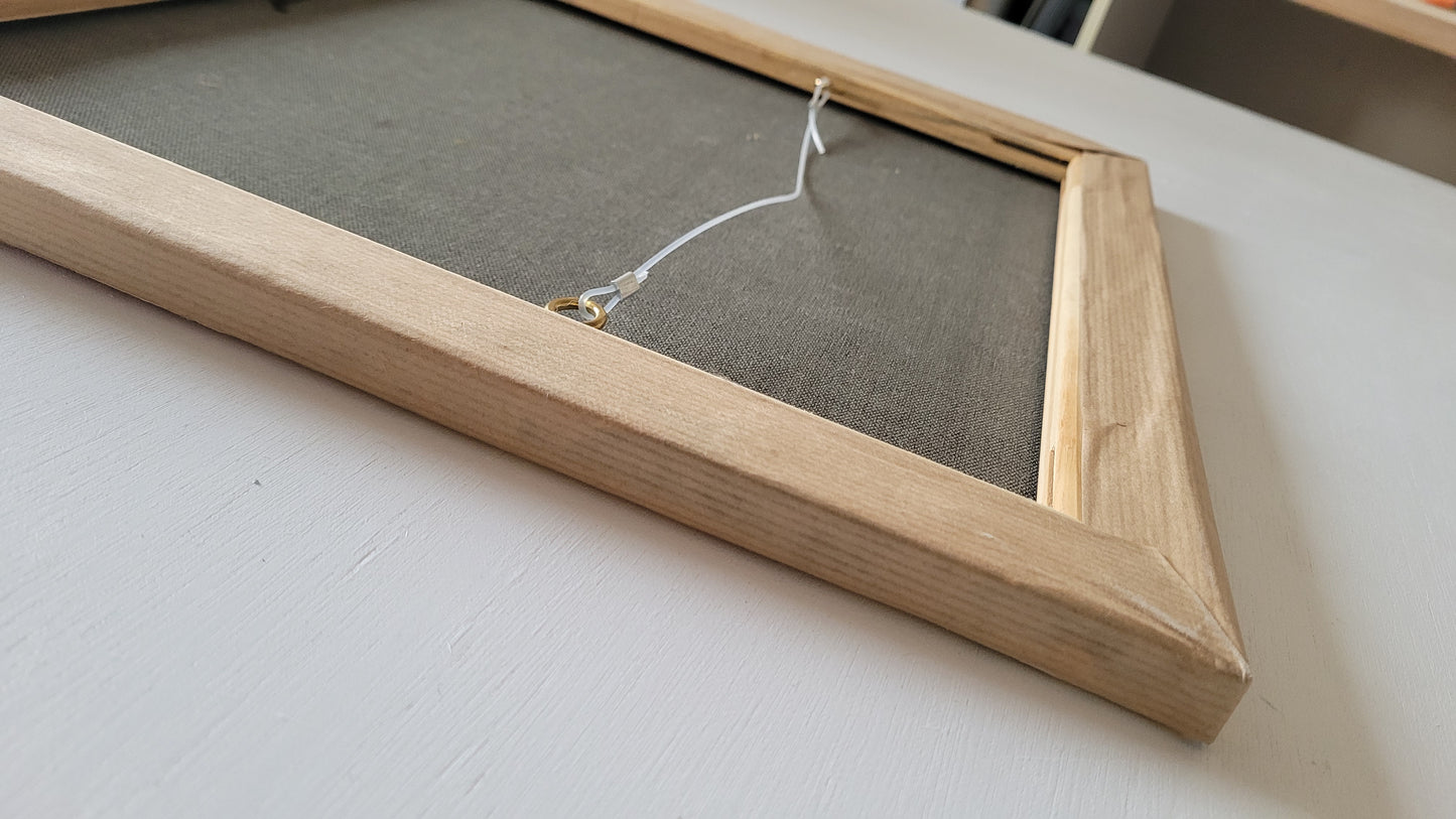 peinture acrylique paysage abstrait 30x30